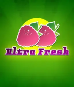 A vibrant display of Ultra Fresh slot game by Endorphina featuring juicy fruits. This image shows the 3-reel structure and vibrant fruit symbols, including lemons, cherries, and watermelons, which add to the game's visual appeal. Its retro design is highlighted by the game's straightforward layout, appealing for both all kinds of players.